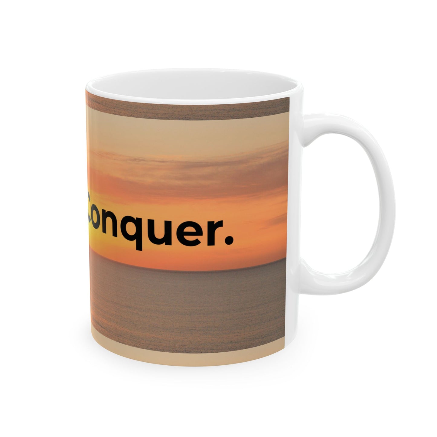 Sunset Inspiring Ceramic Mug | Sip. Conquer. Coffee Lover Gift | Motivational Drinkware | 11oz, 15oz Options | Perfect for Home [...]
