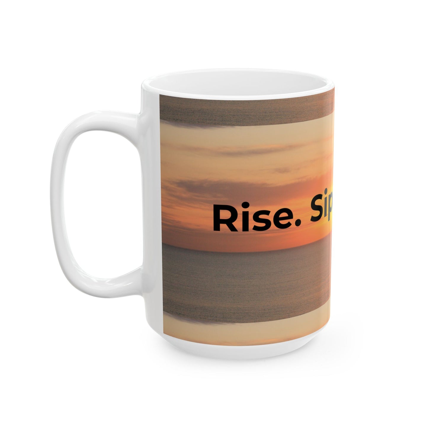 Sunset Inspiring Ceramic Mug | Sip. Conquer. Coffee Lover Gift | Motivational Drinkware | 11oz, 15oz Options | Perfect for Home [...]